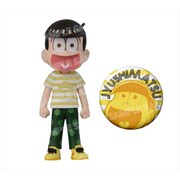 おそ松さん ワールドコレクタブルフィギュア 松に衣を！！avex pictures×BANPRESTO ボーダー松Tシャツver. 十四松 [フィギュア＋ミニ缶バッジ]