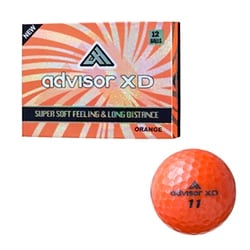 ヨドバシ Com アドバイザー Advisor アドバイザー Xd Adxd12p オレンジ ゴルフボール 1ダース12球入り 通販 全品無料配達