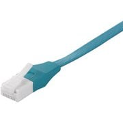 ツメの折れないLANケーブル カテゴリー6 ストレート フラットタイプ 撚線 1m グリーン BCLS6F10GR