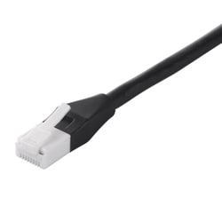 ツメの折れないLANケーブル カテゴリー6 ストレート スタンダードタイプ 撚線 0.5m ブラック BCLS6N05BK