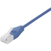 ツメの折れないLANケーブル カテゴリー6 ストレート スリムタイプ 10m ブルー BCLS6S100BL