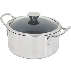 IH-デュオ 両手鍋 20cm 日本製 DUO-20W