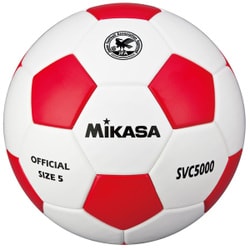 ヨドバシ.com - MIKASA ミカサ SVC5000-WR [サッカーボール 検定球5号 貼り ホワイト/レッド] 通販【全品無料配達】