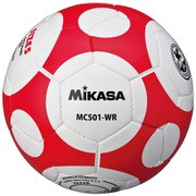 MC501-WR [サッカーボール 検定球5号 ホワイト/レッド]