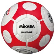 MC400-WR [サッカーボール 検定球4号 ホワイト/レッド]