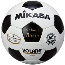 サッカーボール SVC402SBC-WBK ホワイト/ブラック 4号 検定球 [サッカーボール]