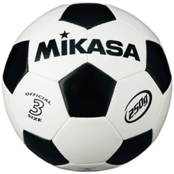 ジュニアサッカーボール 軽量 SVC303-WBK ホワイト/ブラック 3号 [サッカーボール]