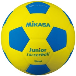 スマイルサッカー軽量 SF4J-YBL イエロー/ブルー 4号 [サッカーボール]