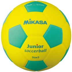 スマイルサッカー軽量 SF3J-YLG イエロー/ライトグリーン 3号 [サッカーボール]