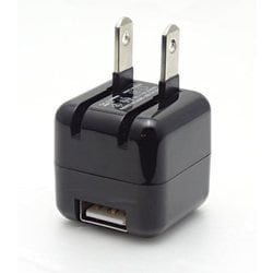 USB AC充電器 1A 5V ブラック FUSB-AVAC110BK