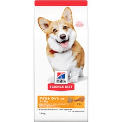 サイエンス・ダイエット ライト 中型犬用 小粒 肥満傾向の成犬用 チキン [犬用 ドライフード 1.4kg 1～6歳 総合栄養食]