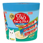 CIAO ちゅ～るグルメ かつお海鮮バラエティ 14g×120本 [キャットフード]