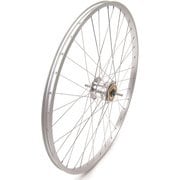 ハブダイナモ付き前輪車 26×1 3/8 アルミ シルバー 61716