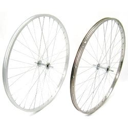 前輪車 24×1 3/8 アルミ シルバー 61783