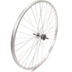 後輪車 24×1 3/8 アルミ シルバー 61788