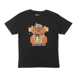 ヨドバシ Com ファインプラス スーパーマリオ Tシャツ マリオメーカー Bk S キャラクターグッズ 通販 全品無料配達