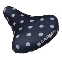 フルカラーチャリCAP ベーシック 一般・大型 サドルカバー ドットブラック 72212
