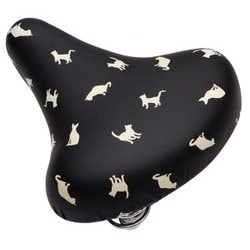 のびーるCAP シティ・軽快 サドルカバー アリストキャット ブラック 72227