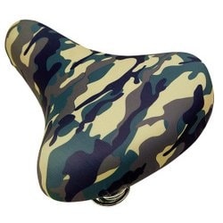フルカラーのびーるチャリCAP シティ・軽快 サドルカバー 迷彩 72279