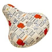 フルカラーのびーるチャリCAP 大型サドル用 サドルカバー スヌーピー ハウス 72286