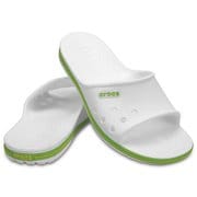 crocband 2.0 slide ホワイト/グリーン M6W8 [サンダル 24cm]