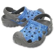 swiftwater graphic clog kids マルチカラーブルー C13 [サンダル キッズ用]