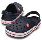 Crocband Clog kids ネイビー/レッド C13 [キッズサンダル]