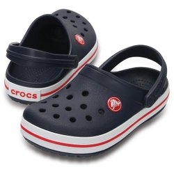 ヨドバシ.com - crocs クロックス Crocband Clog kids ネイビー/レッド ...
