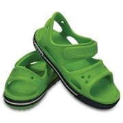 crocband 2.0 sandal PS グリーン/ネイビー C12 [クロックバンド 2.0 サンダル PS キッズ 18.5cm]