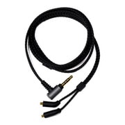 高品質導体導体3E-HiFC採用MMCXコネクタ付イヤホンケーブル/2.5mm4極ミニプラグ(AKタイプ) 3E-HiFC-25BAL ブラック