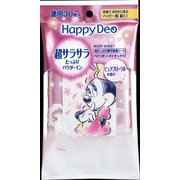 ふき取り用化粧水 マンダム ハッピーデオ ボディシート 超サラサラ ピュアフローラル 徳用 30枚