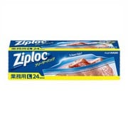 24枚 業務用ジップロック フリーザーバッグ L