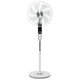 フロアー扇風機 リモコン付き DCモーター ホワイト FS-FD40HR-W