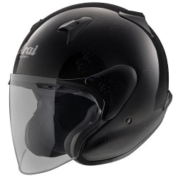 ○商品状態○Arai MZ-F XO グラスブラック  ジェットヘルメット　65-66