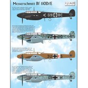 ILD48016 [1/48 デカールシリーズ メッサーシュミット Bf110D＆E]