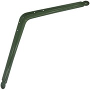 スタート 棚受 1本 ビス付 350×400mm グリーン