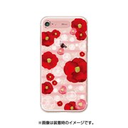 クリアソフトイルミネーションケース フラワーRD [iPhone 7ケース]
