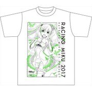 初音ミク レーシングVer.2017 Tシャツ 1 [キャラクターグッズ]