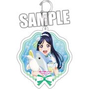ラブライブ！サンシャイン！！ アクリルキーホルダー 松浦果南 ぬいぐるみ抱っこVer. [キャラクターグッズ]
