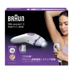 【BRAUN】 光美容器 シルクエキスパート BD-3005 ホワイト