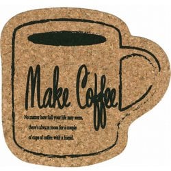 コルクコースター Make coffee（メイクコーヒー） JA9801