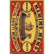 MAMIMU.MEMO American Vintage 携帯メモ帳 アメリカンビンテージ柄/004 SMN-0180-004