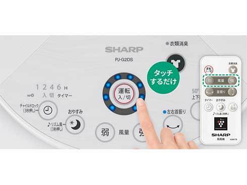 ヨドバシ.com - シャープ SHARP PJ-G2DS-W [コンパクト3D扇風機