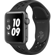 Apple Watch Nike+ - 38mm スペースグレイアルミニウムケースとアンスラサイト/ブラックNikeスポーツバンド