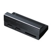 タブレット用ハブ付カードリーダー USB-2HS202BK