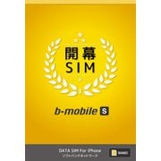 b-mobile S 開幕SIMパッケージ(データ/ナノ/for iPhone) BS-IPN-DN