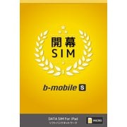 b-mobile S 開幕SIMパッケージ(データ/マイクロ/for iPad) BS-IPA-DM