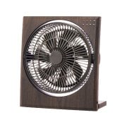 ボックスファン DCモーター ダークウッド FBS-191D-DWD