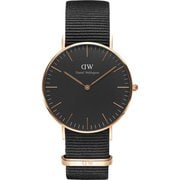 クラシックブラック コーンウォール ローズゴールド 40mm 正規品 2年保証 DW00100148
