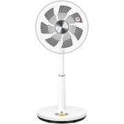 DCリビング扇風機 リモコン付き メタリックシルバー YLX-ED302-MS